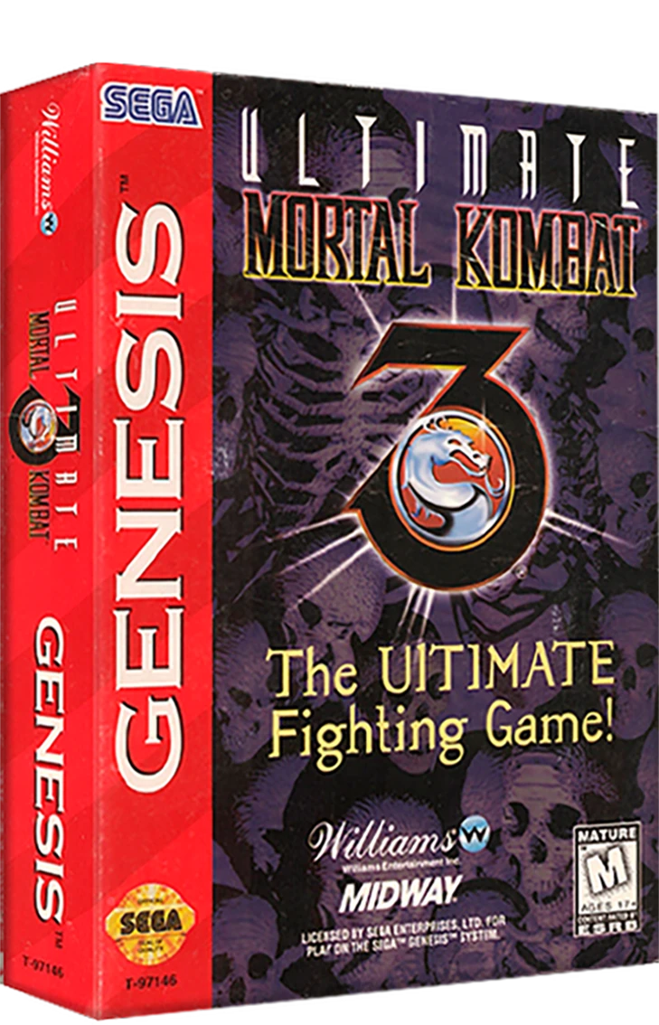 Ultimate Mortal Kombat 3 box art