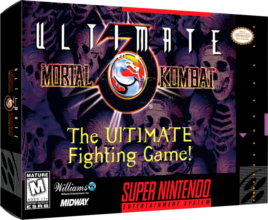 Ultimate Mortal Kombat 3 box art