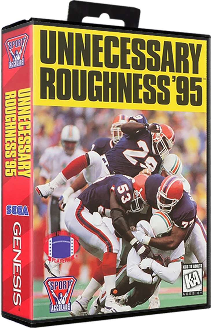 Unnecessary Roughness '95 box art