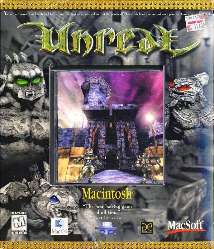 Unreal box art