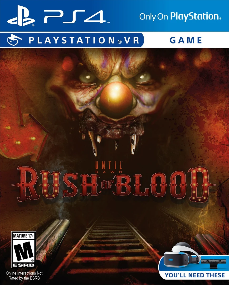 Until Dawn: Rush of Blood box art
