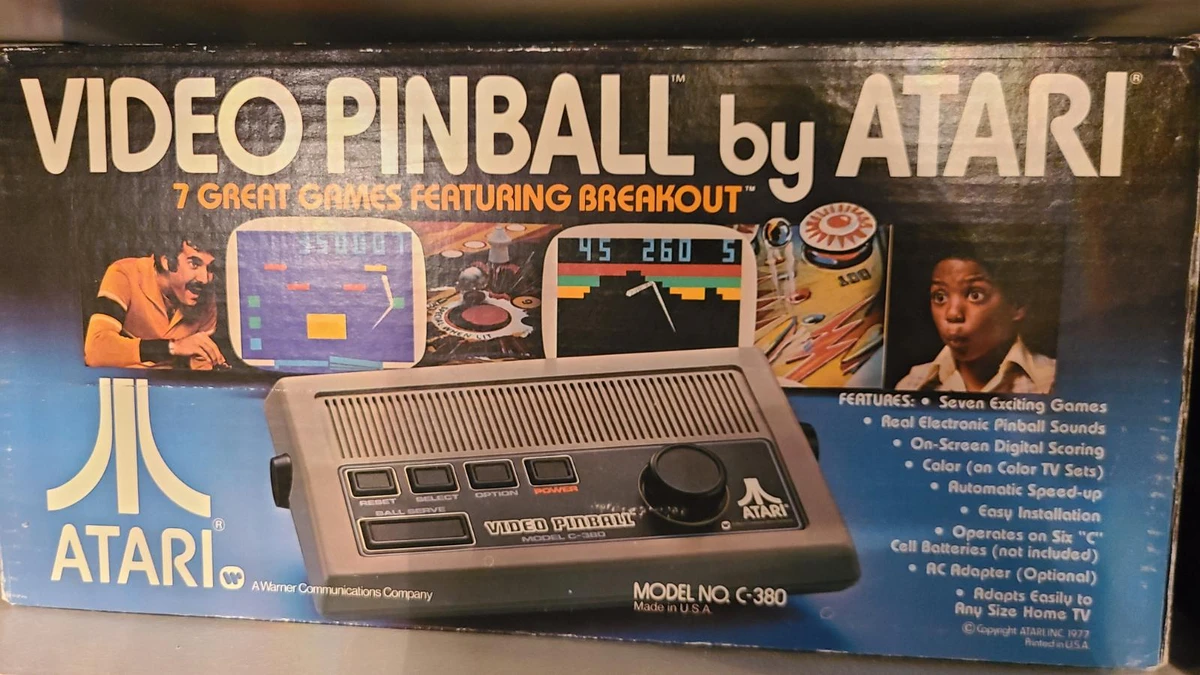 Video Pinball by Atari box art