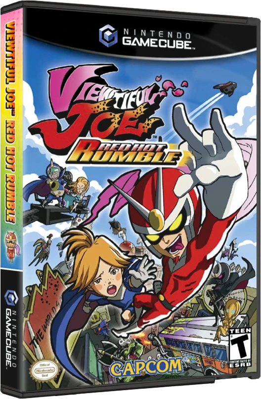 Viewtiful Joe Red Hot Rumble box art