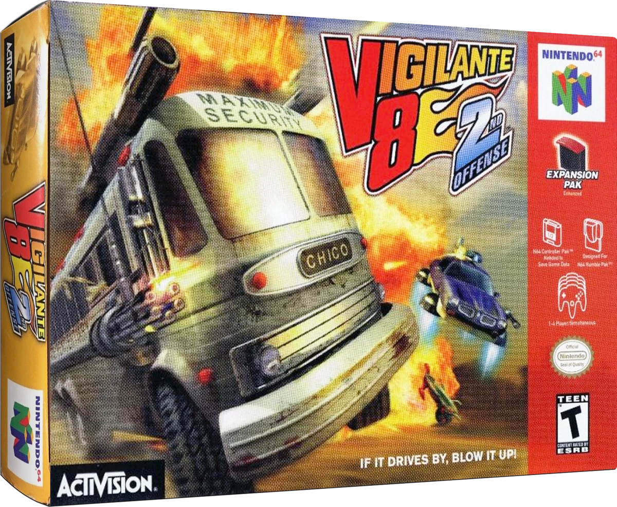 Vigilante 8 2nd Offense box art