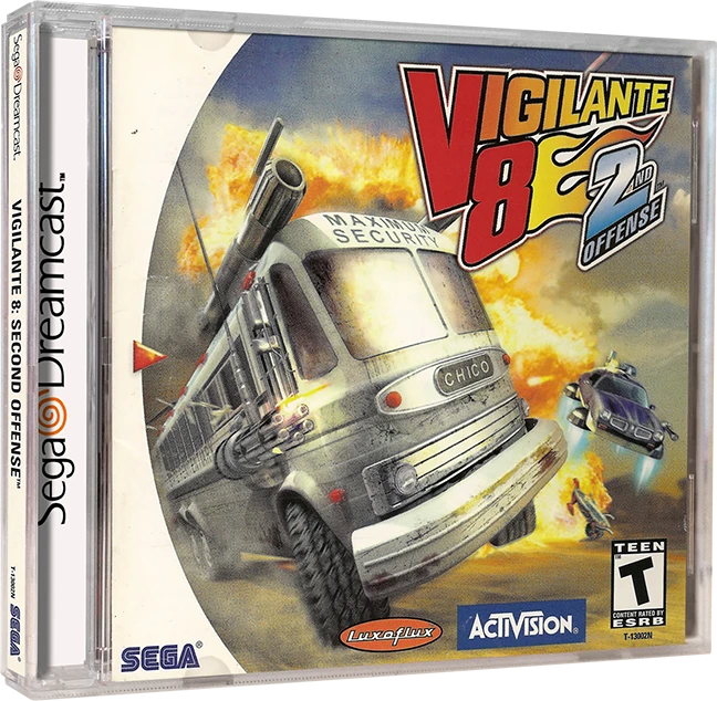Vigilante 8 2nd Offense box art