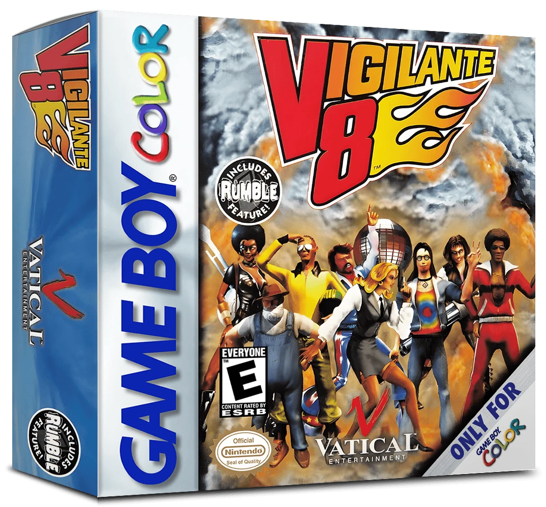Vigilante 8 box art