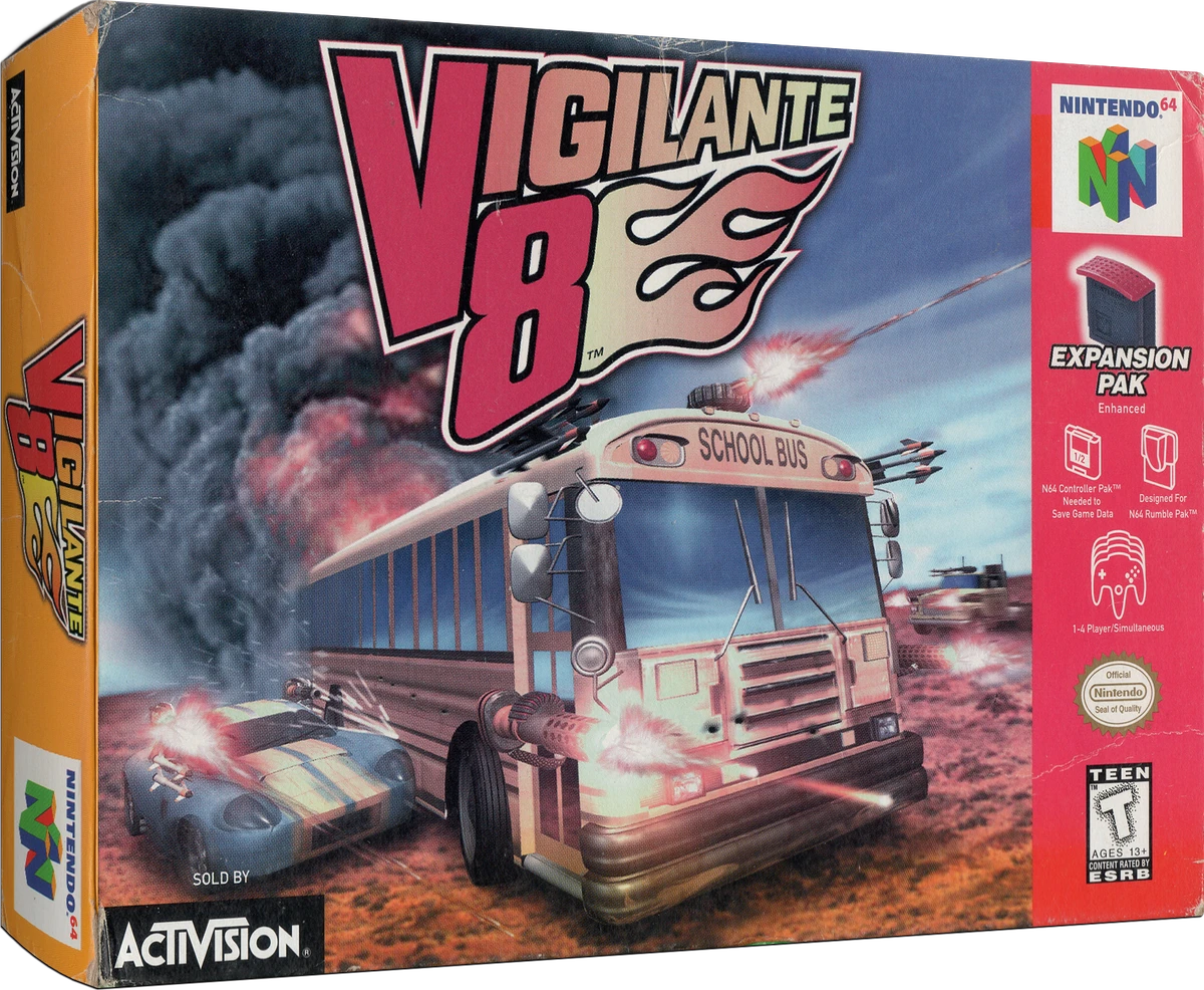 Vigilante 8 box art