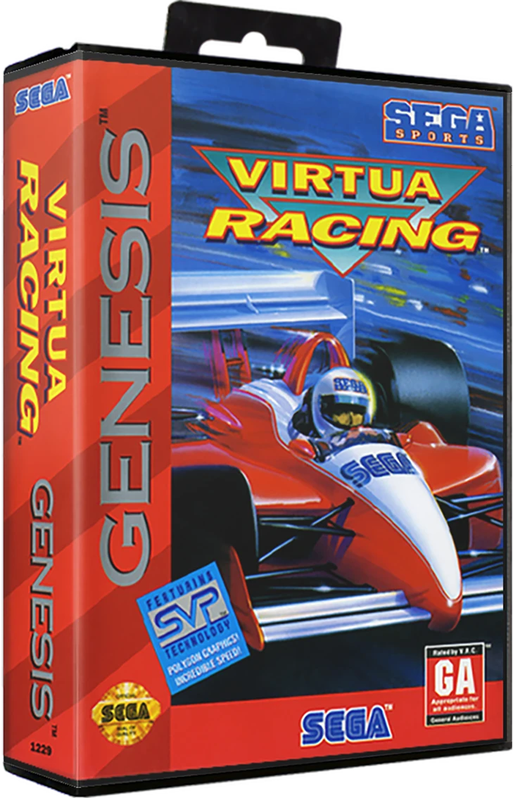 Virtua Racing box art