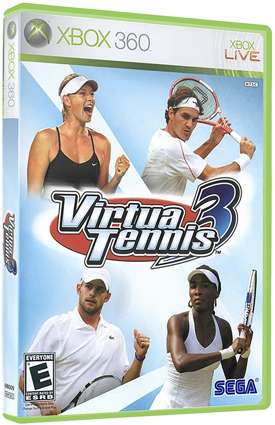 Virtua Tennis 3 box art