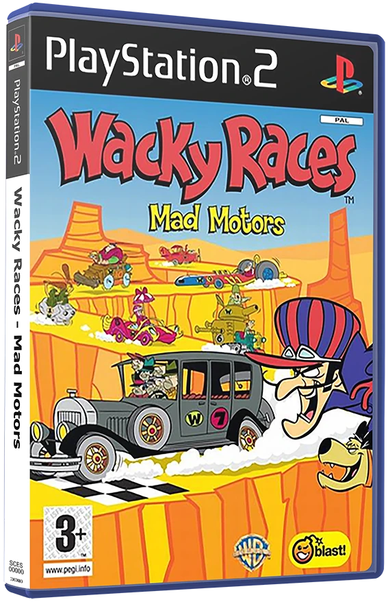 Wacky Races: Mad Motors box art