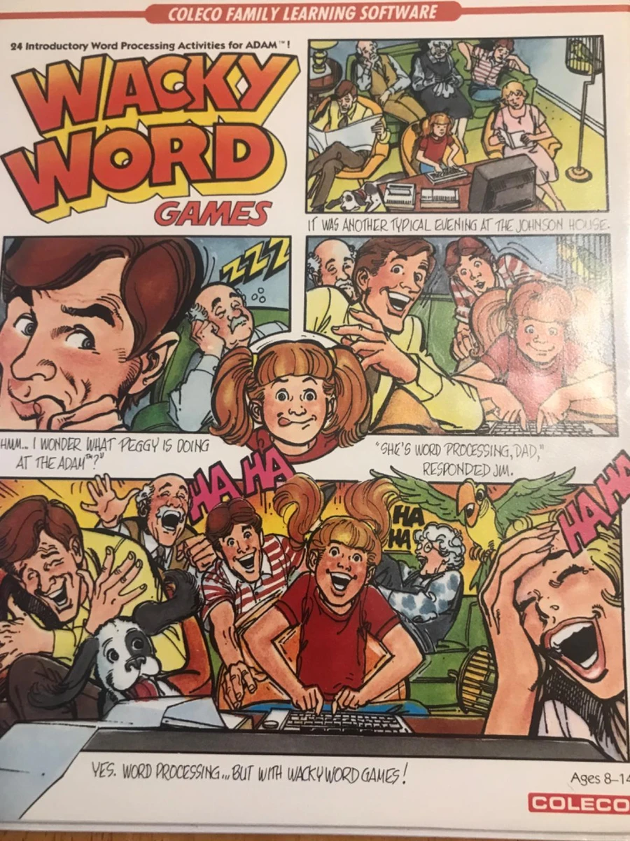 Wacky Word Games box art