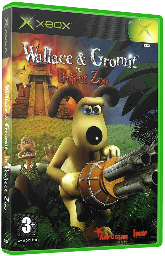 Wallace & Gromit in Project Zoo box art
