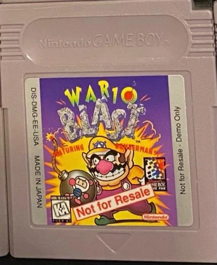 Wario Blast [Not for Resale] box art