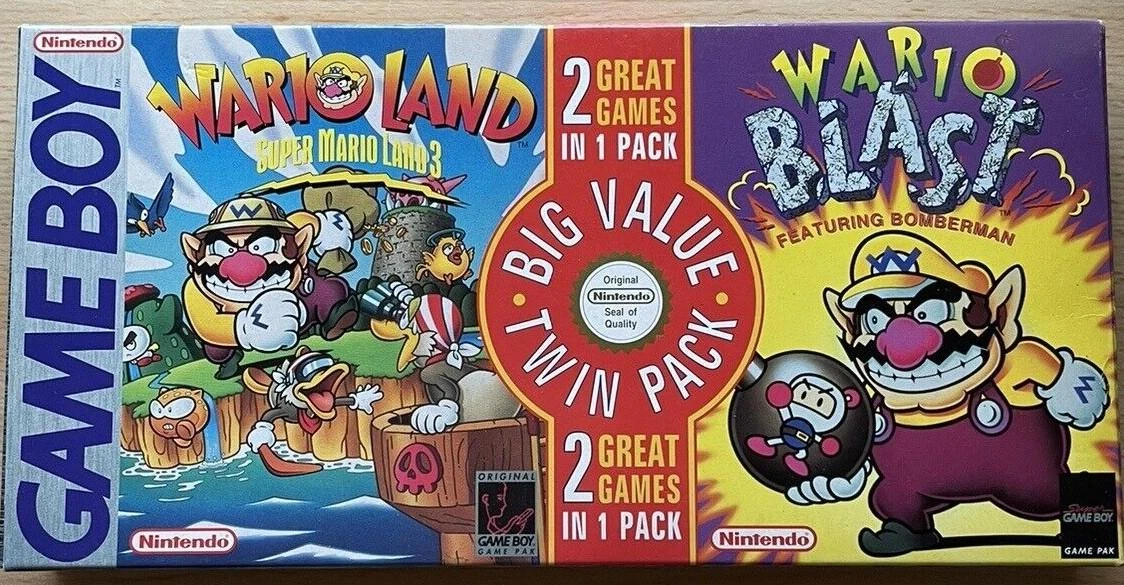 Wario Land & Wario Blast [Big Value Twin Pack] box art