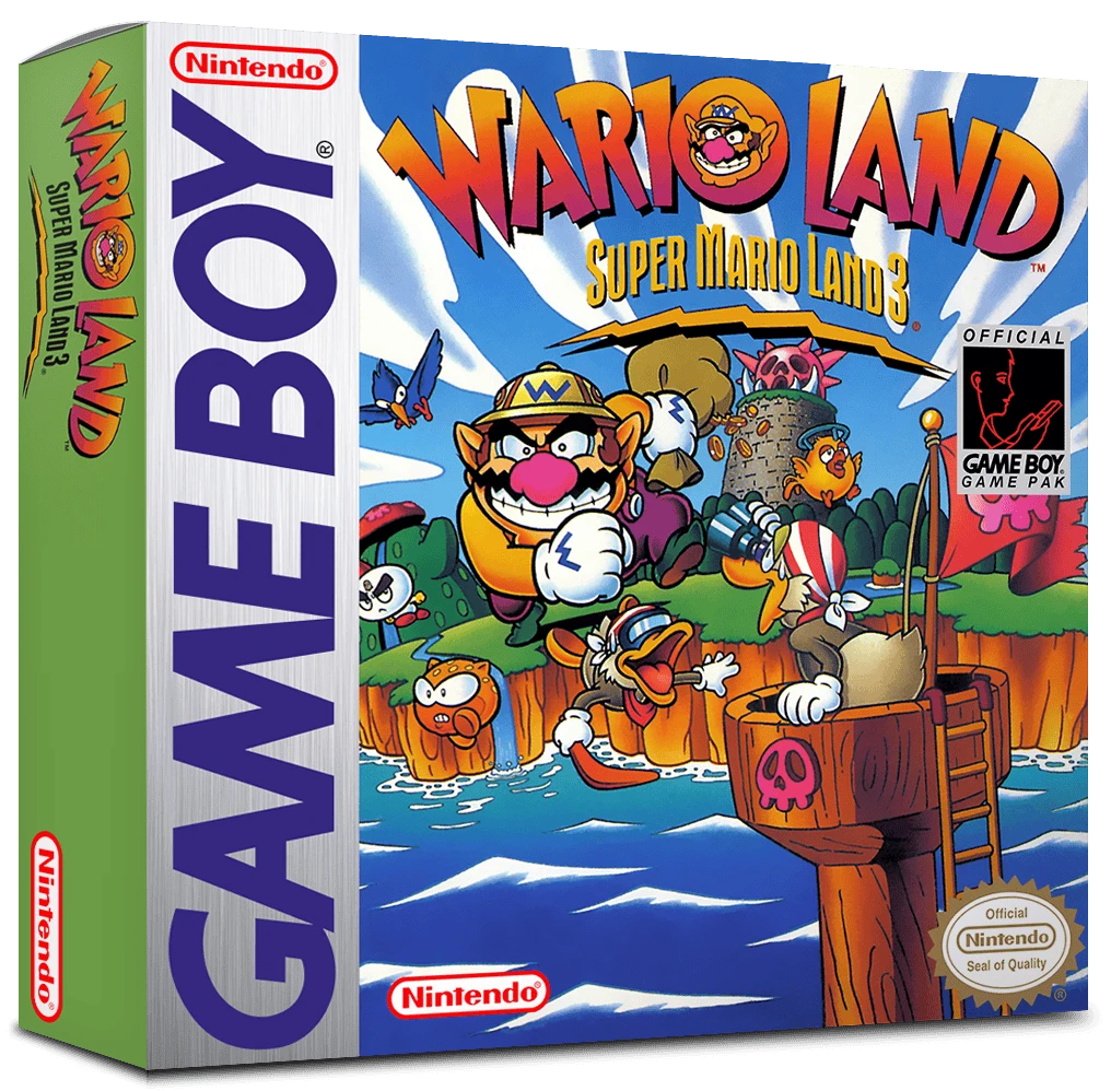 Wario Land Super Mario Land 3 box art