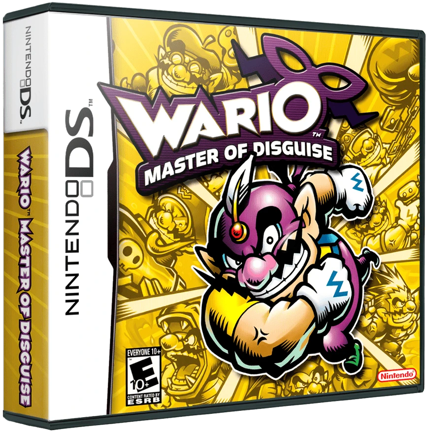 Wario Master of Disguise box art