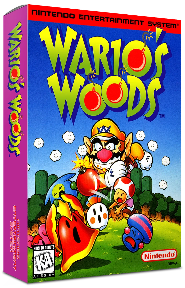 Wario's Woods box art