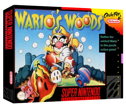 Wario's Woods box art
