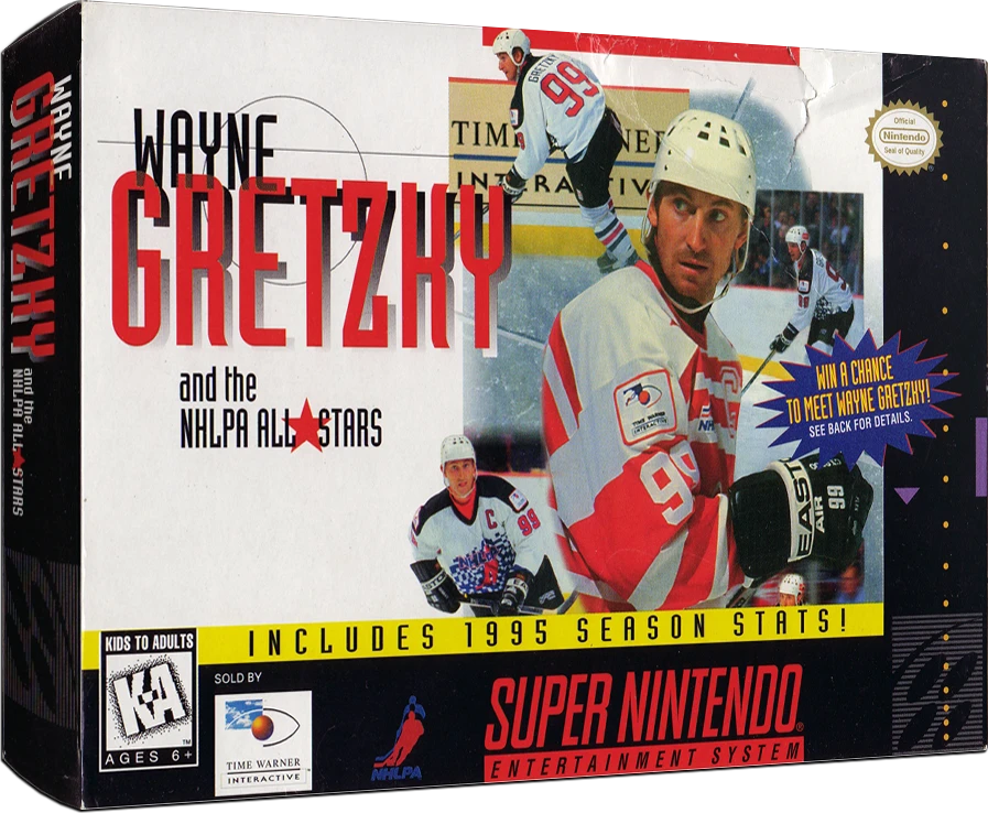Wayne Gretzky and the NHLPA All-Stars box art