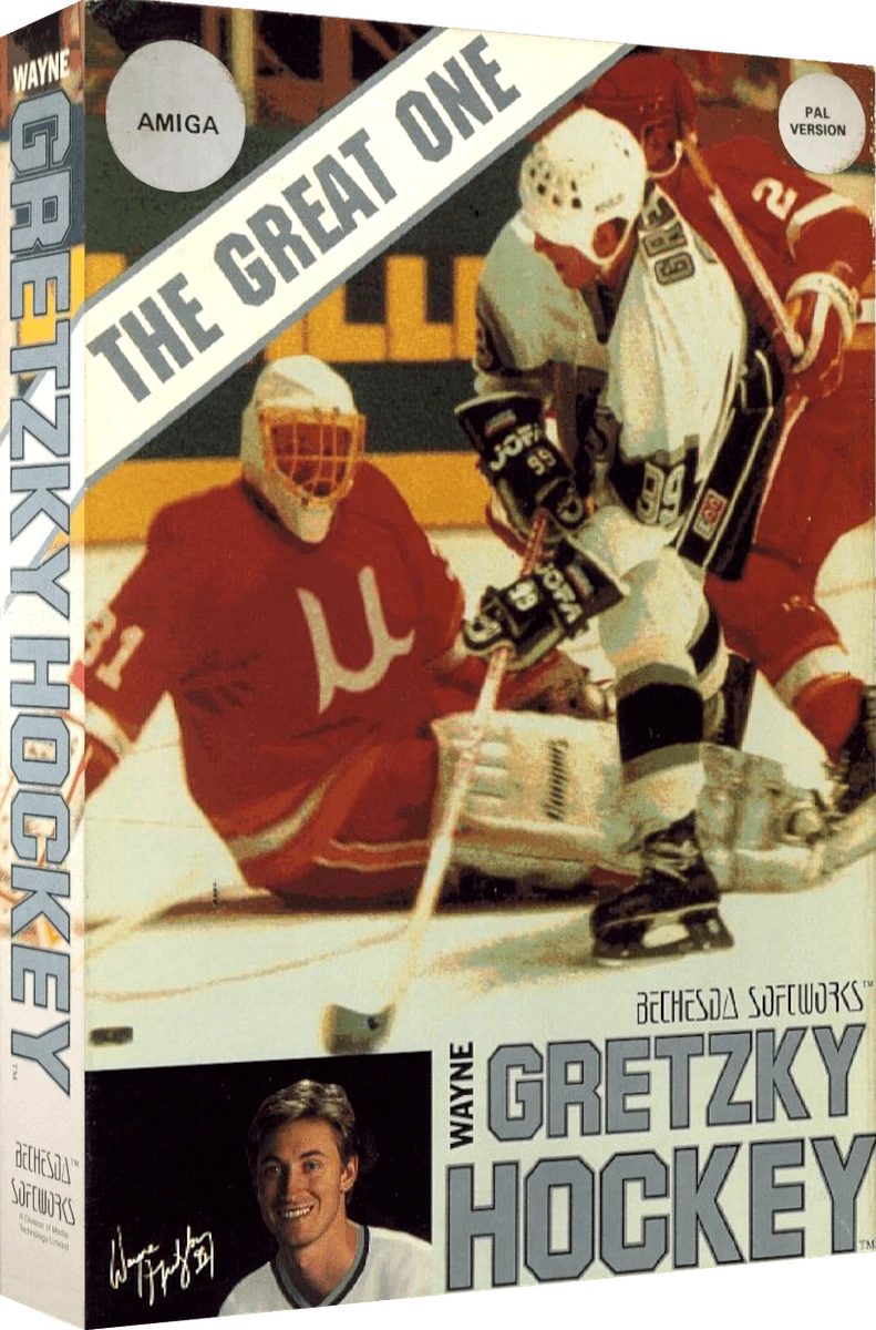 Wayne Gretzky Hockey box art