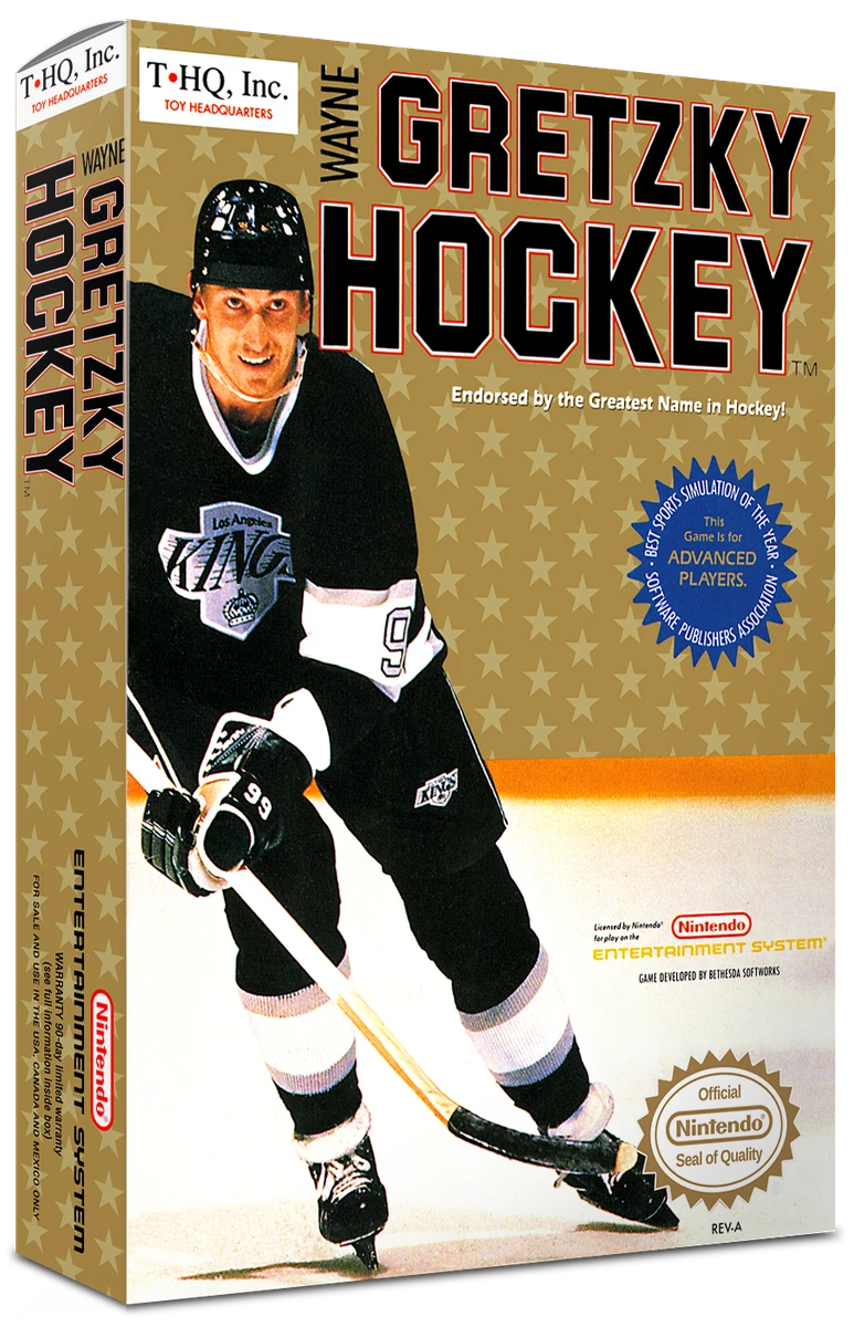 Wayne Gretzky Hockey box art