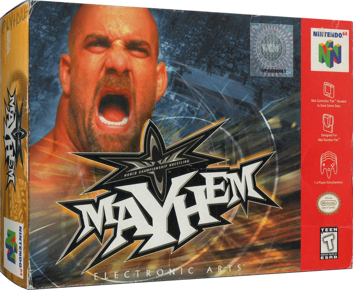 WCW Mayhem box art