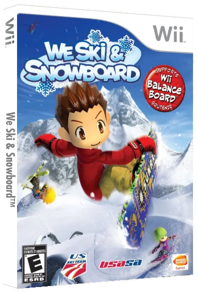 We Ski and Snowboard box art