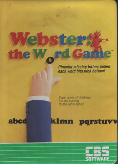 Webster the Word Game box art
