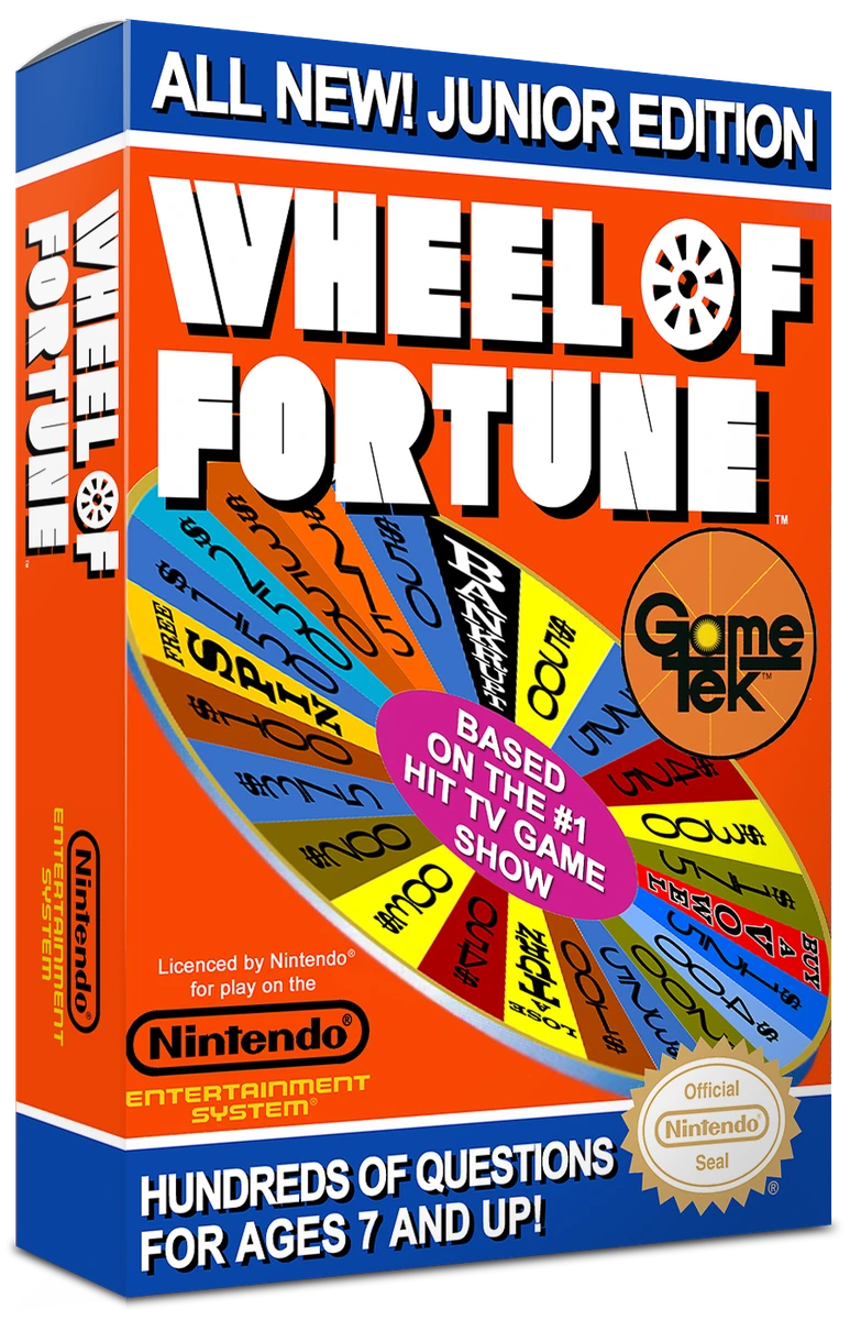 Wheel of Fortune Junior Edition box art