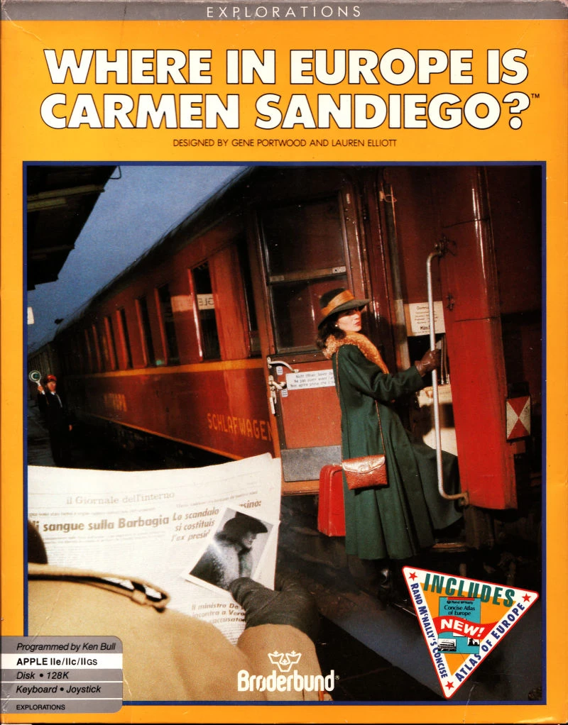 Where in Europe is Carmen Sandiego? box art
