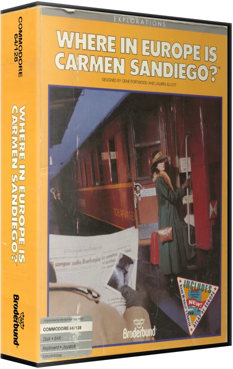 Where in Europe is Carmen Sandiego? box art