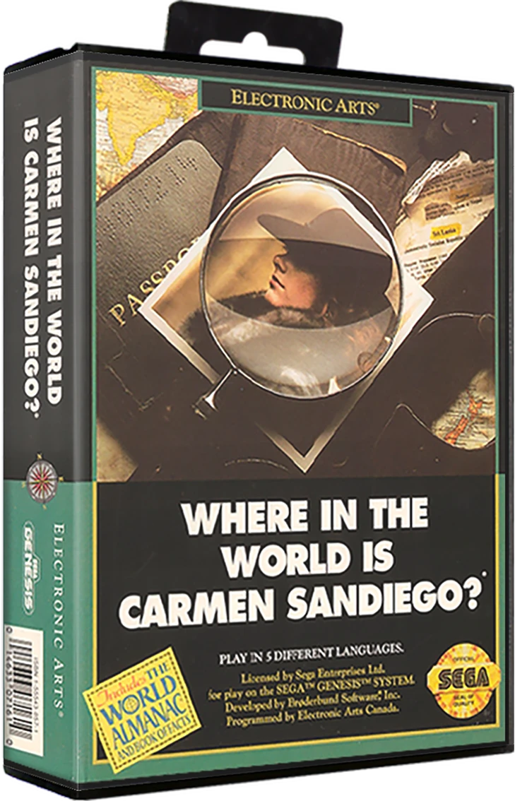 Where in the World is Carmen Sandiego box art