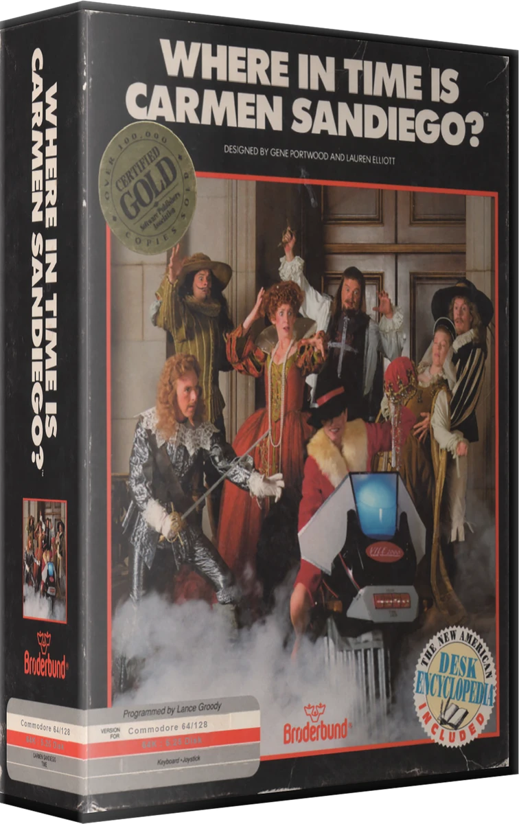 Where in Time is Carmen Sandiego box art