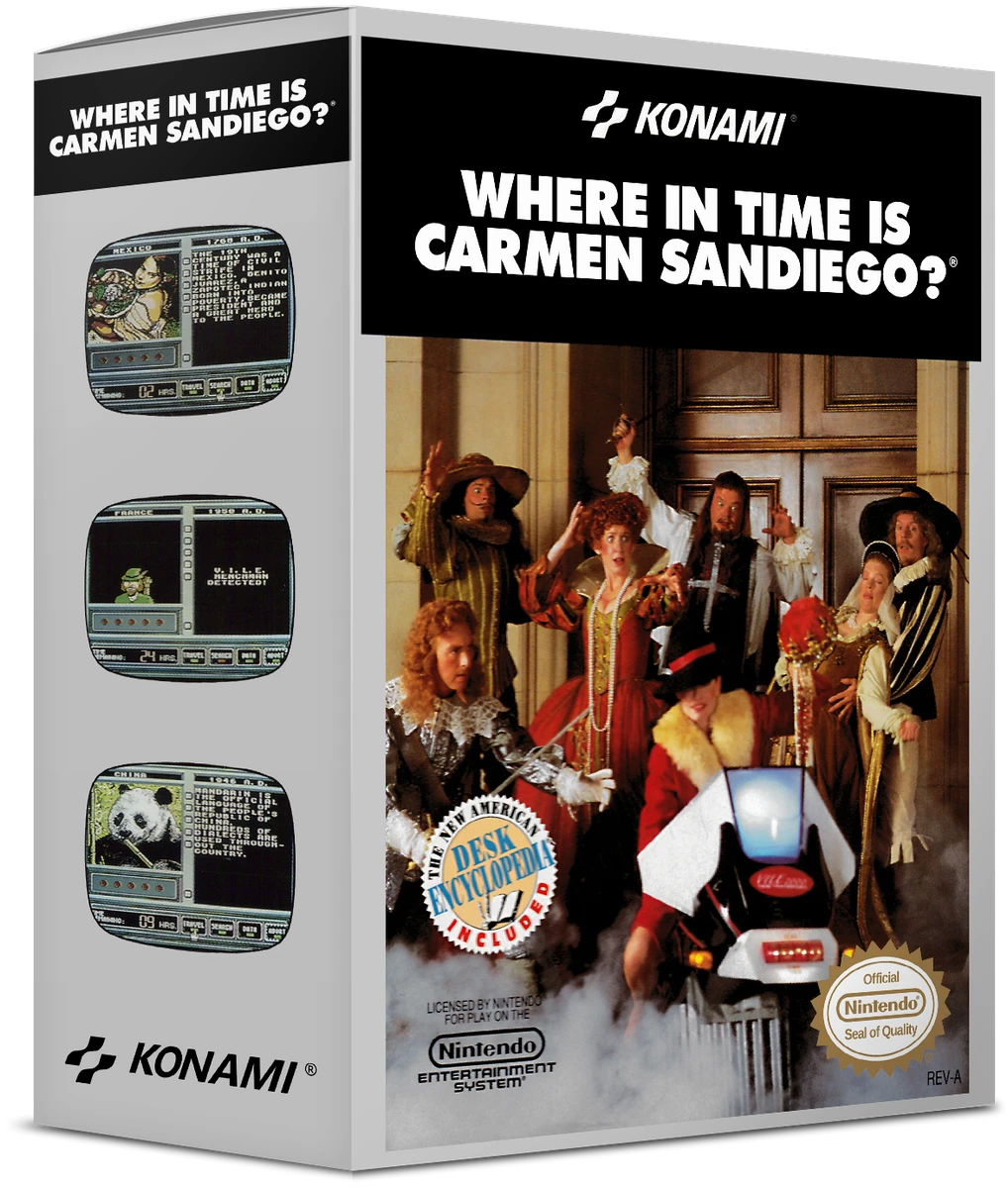 Where in Time is Carmen Sandiego box art