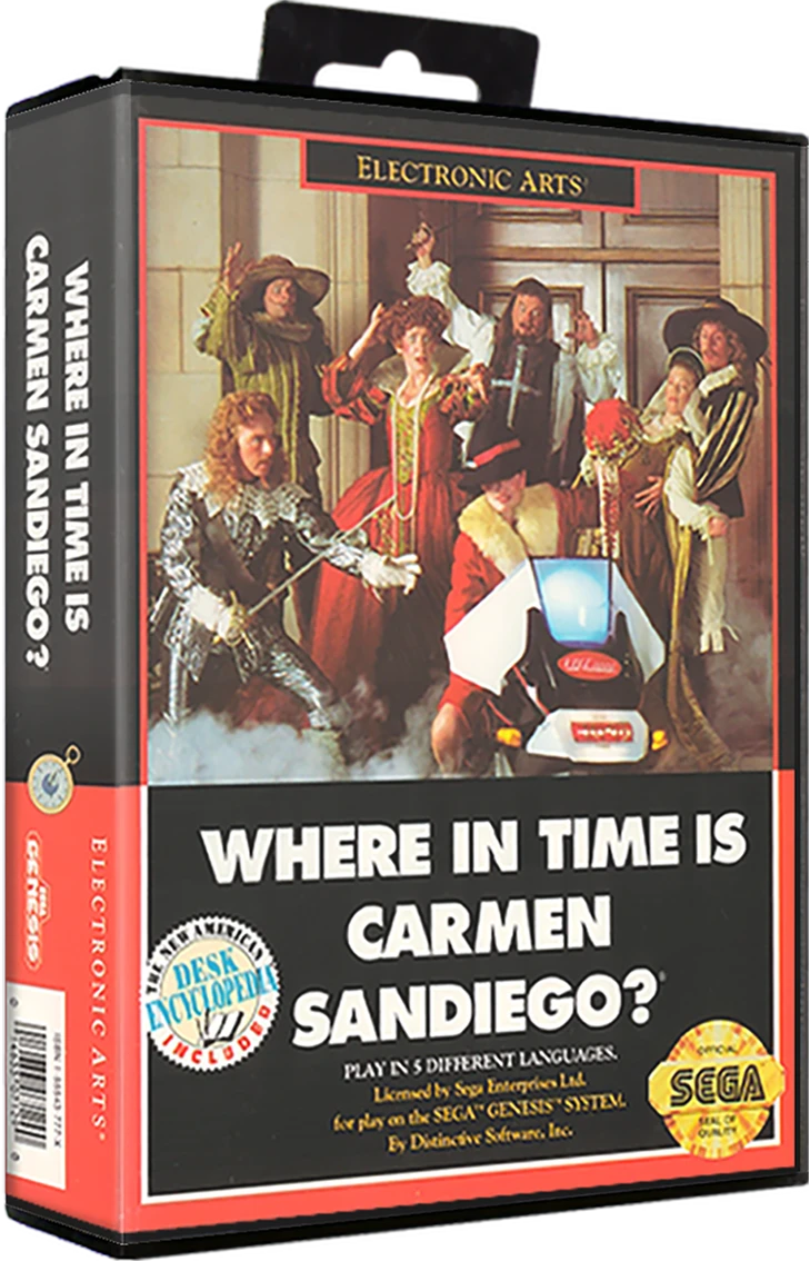 Where in Time is Carmen Sandiego box art