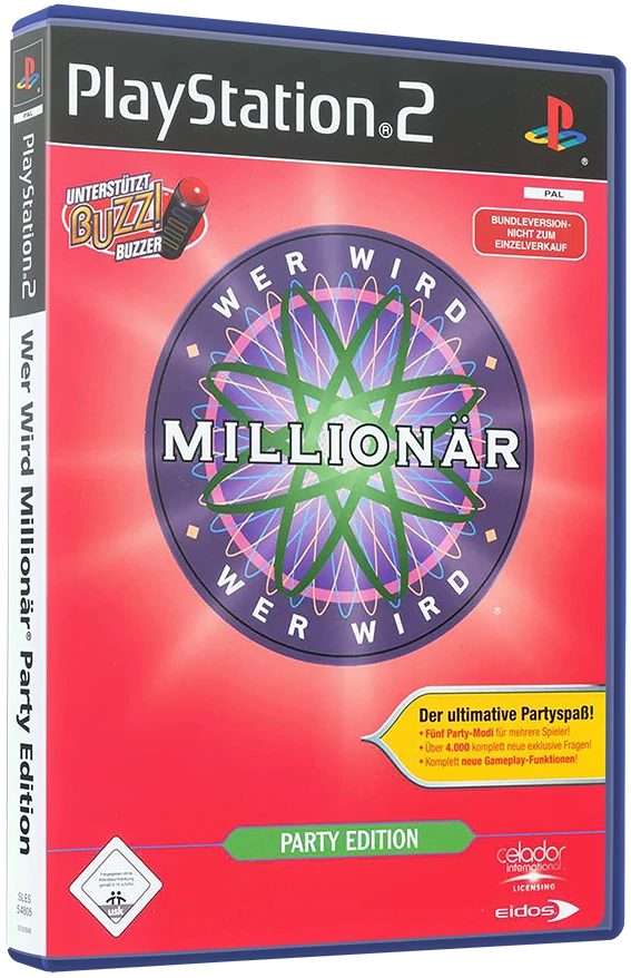 Who Wants to Be A Millionaire: Party Edition box art