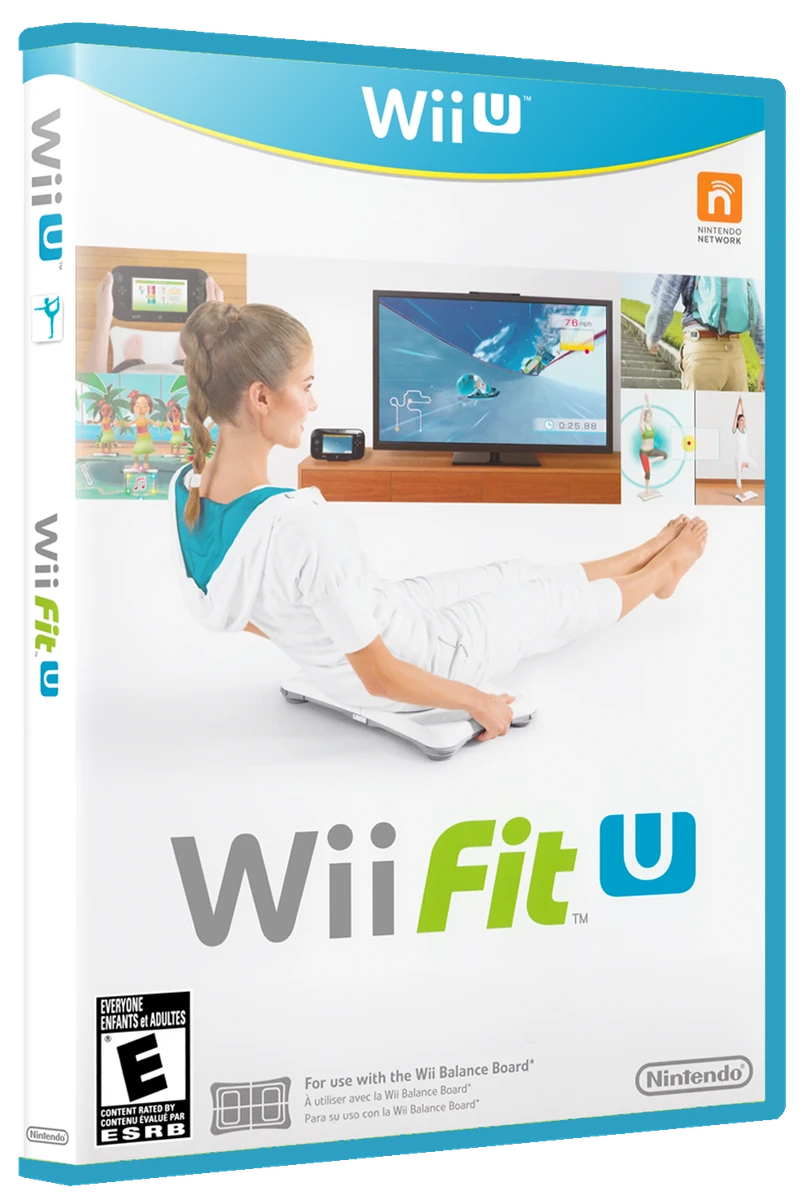 Wii Fit U with Balance Board and Fit Meter box art