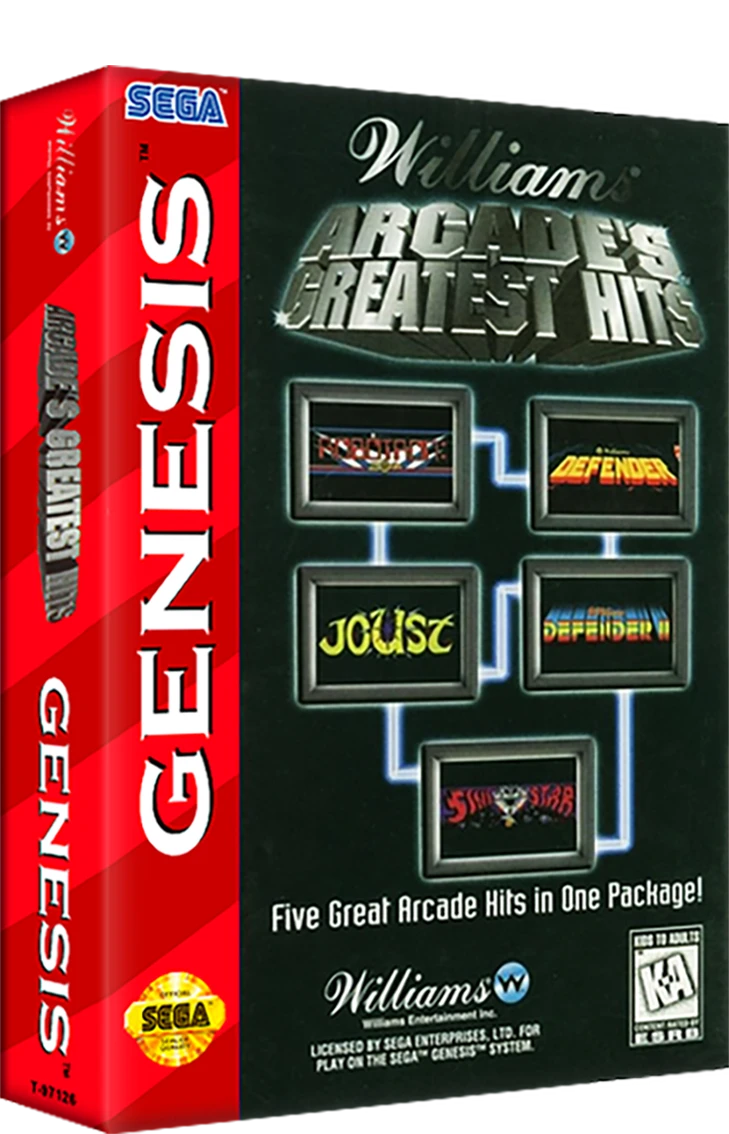 Williams Arcade's Greatest Hits box art