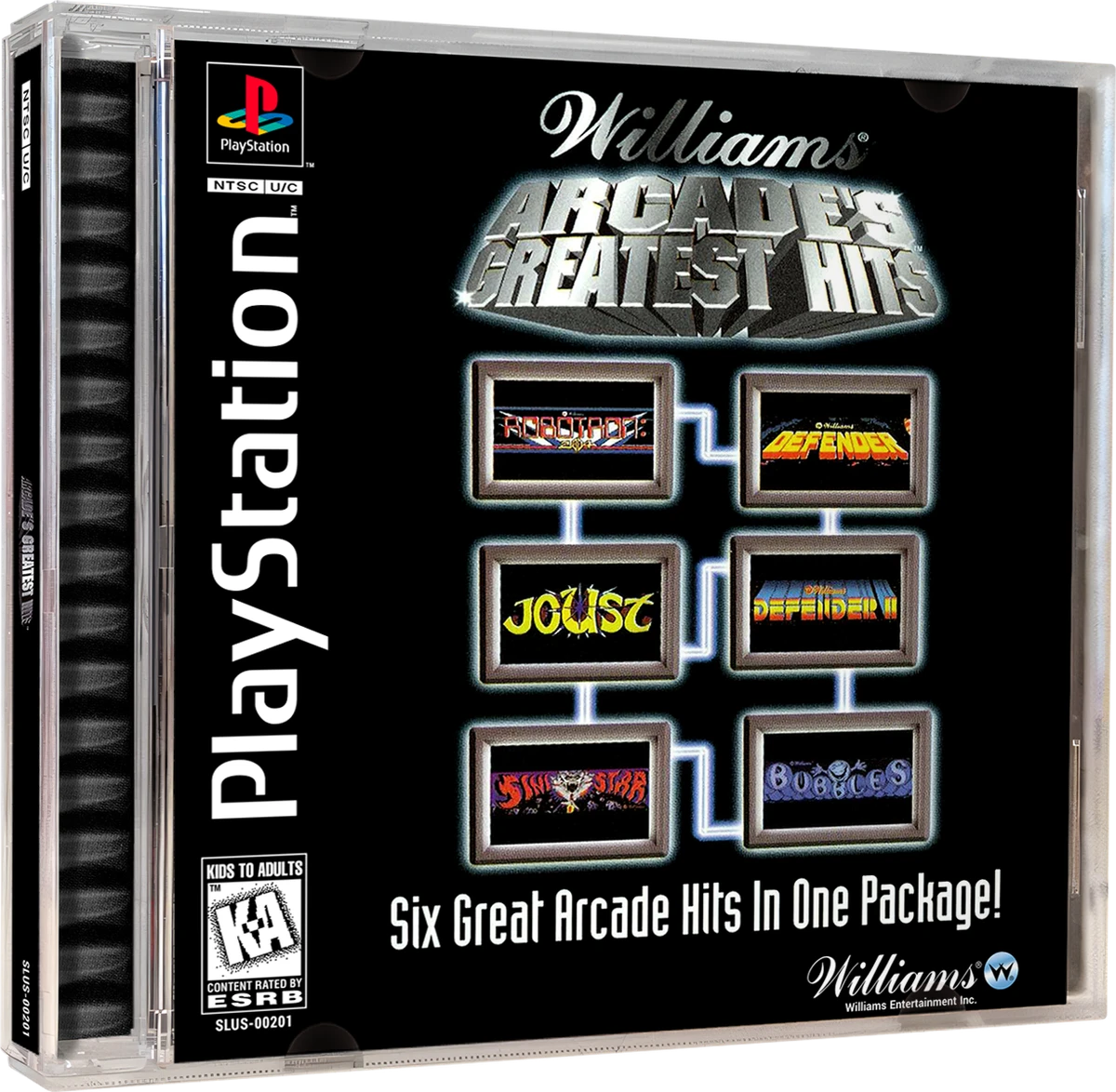 Williams Arcade's Greatest Hits box art