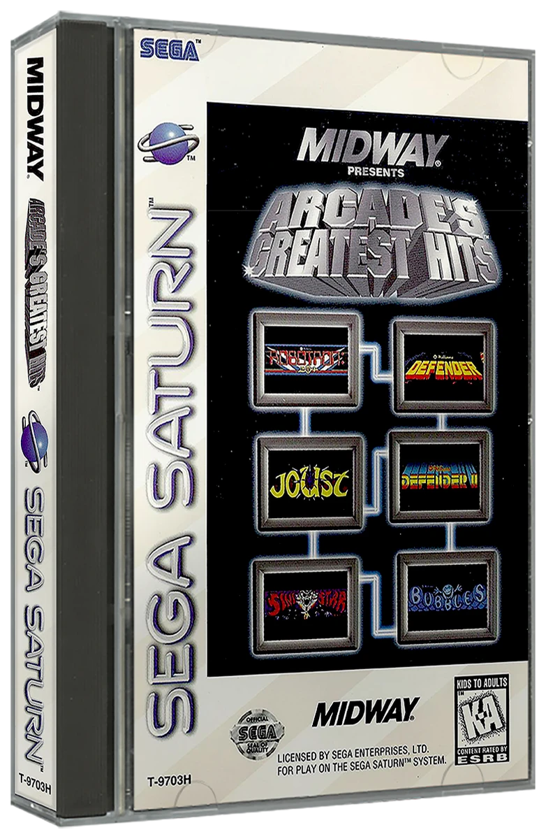 Williams Arcade's Greatest Hits box art
