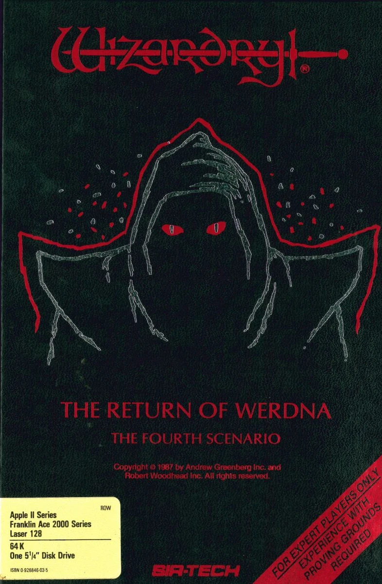 Wizardry IV: The Return of Werdna box art