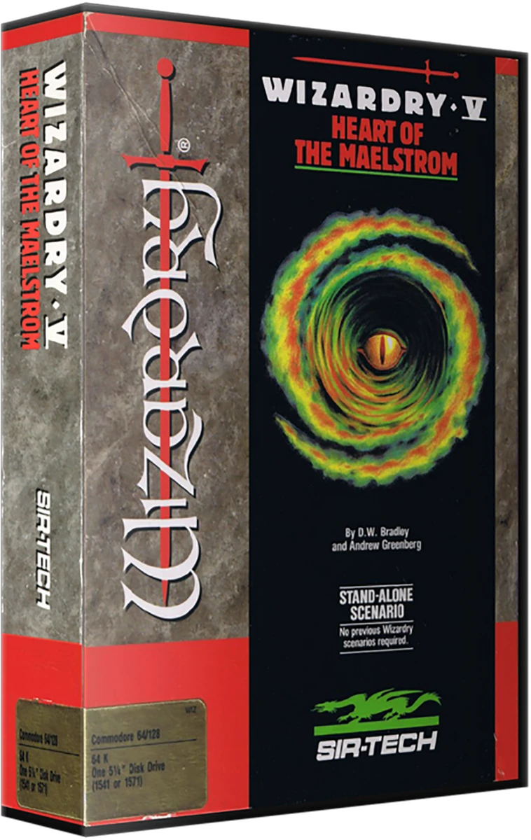 Wizardry V Heart of the Maelstrom box art