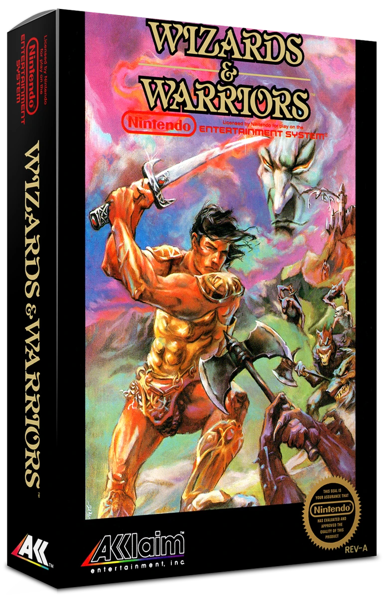 Wizards and Warriors box art