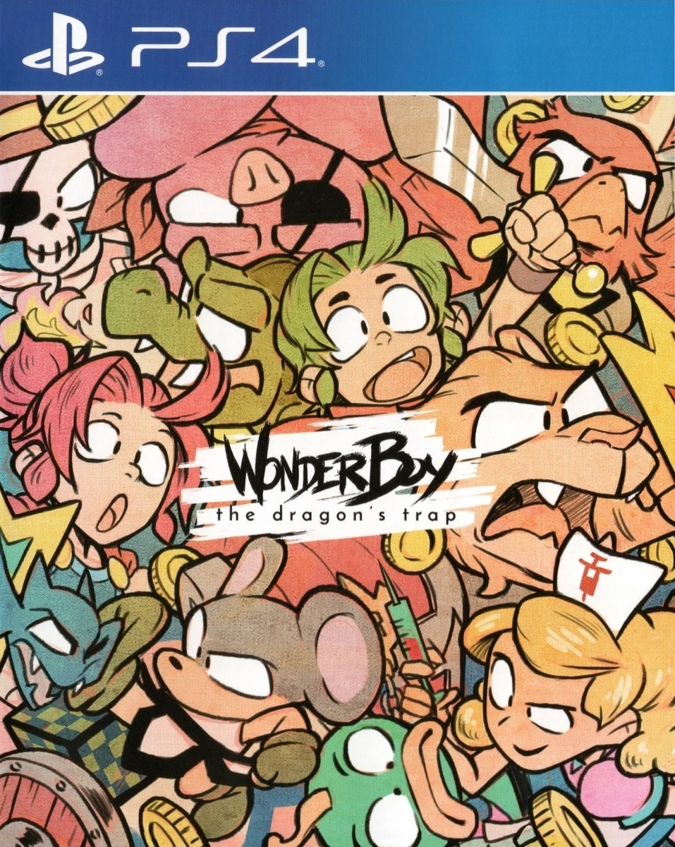 Wonder Boy The Dragon's Trap box art