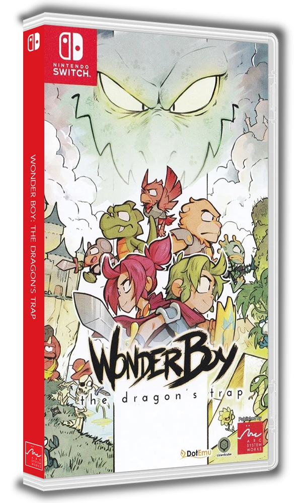 Wonder Boy The Dragon's Trap box art