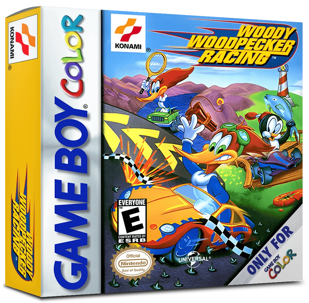 Woody Woodpecker Racing box art