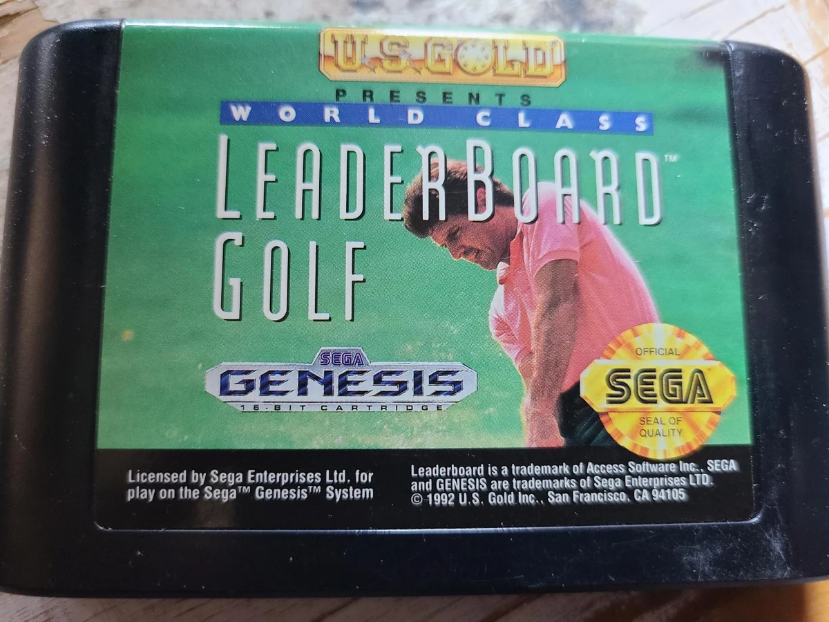 World Class Leader Board Golf box art