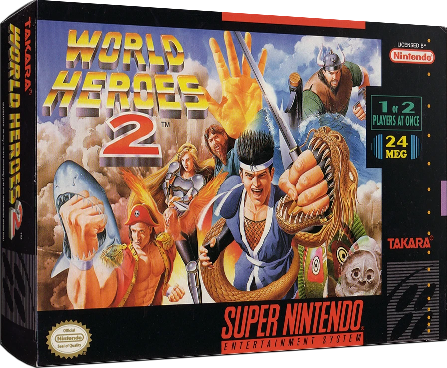 World Heroes 2 box art