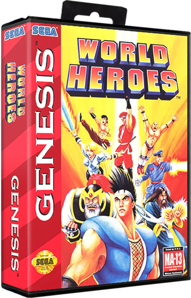 World Heroes box art