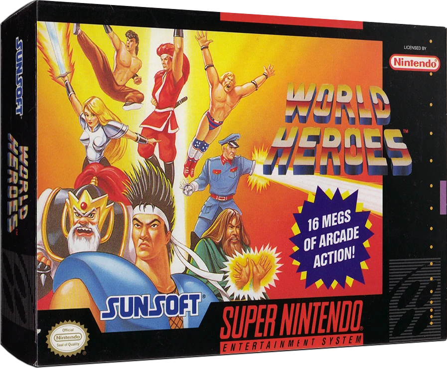 World Heroes box art